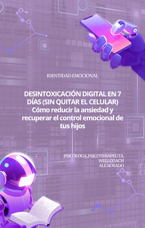 Desintoxicación digital en 7 días. Cómo reducir la ansiedad y recuperar el control emocional de tus hijos